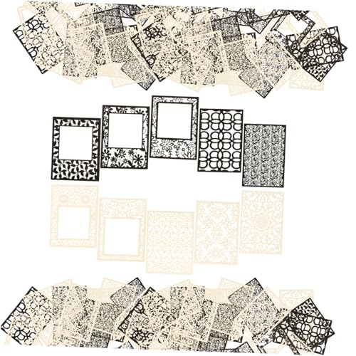 CIMAXIC 40blätter Spitzenpapier Scrapbook-Papier Bastelpapier Materialpapier Für Journal Planer Fotoalbum DIY Projekt Dekoration von CIMAXIC