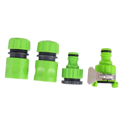 CIMAXIC 4Stücke Gartenschlauchanschluss Gewindeadapter Material Leckfrei für Gartenbewässerung und Fahrzeugreinigung Installieren Langlebig von CIMAXIC
