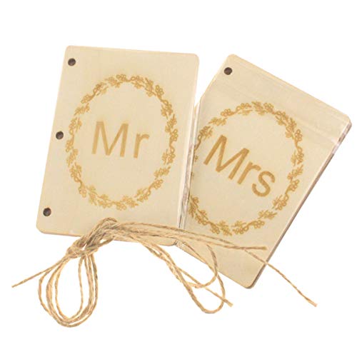 CIMAXIC 4Stücke Hölzernes Gelübdebuch Notebook Aus Kraftpapier Kreatives DIY Hochzeitstagebuch Rustikale Gelübdehefte Für Verlobung Hochzeit Handgefertigte von CIMAXIC