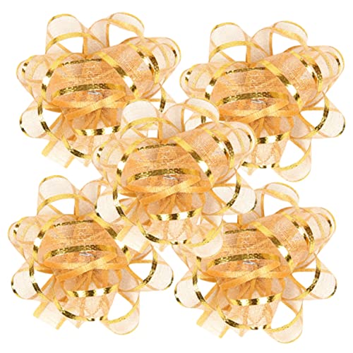 CIMAXIC 5 Stück Geschenkschleifen für Weihnachtsband Sackleinen Schleifen Wickeln Tür weihnachtsdeko Christmas Decorations Weihnachtsschleifen zum Verpacken von Geschenken Vlies CIMAXIC 5 Stück Geschenkschleifen für Weihnachtsband Sackleinen Schleifen Wickeln Tür weihnachtsdeko Christmas Decorations Weihnachtsschleifen zum Verpacken von Geschenken Vlies von CIMAXIC