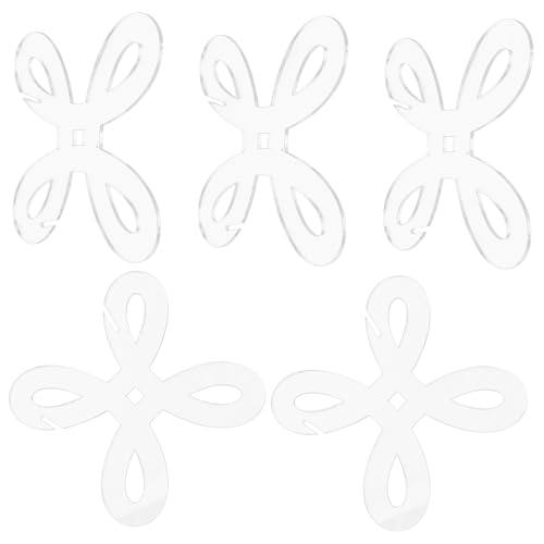 CIMAXIC 5er Satz Transparente Garnspulen Für Häkeln Und Stricken Acrylwickler Garnnähspulen Webspulen Garnhalter CIMAXIC 5er Satz Transparente Garnspulen Für Häkeln Und Stricken Acrylwickler Garnnähspulen Webspulen Garnhalter von CIMAXIC