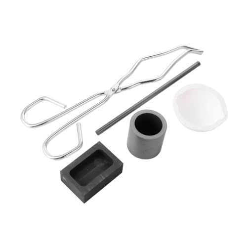 CIMAXIC 5 Stücke Geschmolzen Barren Graphit Kit Löten Schmelzen Taschenlampe Schmuck Graphit Barren Form Tiegel von CIMAXIC