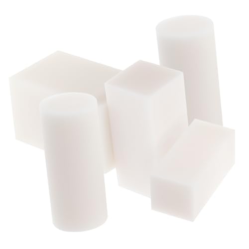 CIMAXIC 5 Stück Handgeschnitzte Gummiblöcke Für Stempel – Glatte Kanten Und Tragbares Schnitzzubehör von CIMAXIC