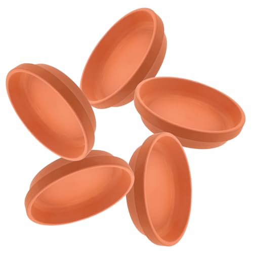 CIMAXIC 5-teiliges Tropftablett für Pflanzenuntersetzer: Blumentopfuntersetzer und Tropftabletts, Wasserfänger, runder Terrakotta-Blumentopfteller mit Abflussloch für Pflanzen im Innen- und CIMAXIC 5-teiliges Tropftablett für Pflanzenuntersetzer: Blumentopfuntersetzer und Tropftabletts, Wasserfänger, runder Terrakotta-Blumentopfteller mit Abflussloch für Pflanzen im Innen- und von CIMAXIC