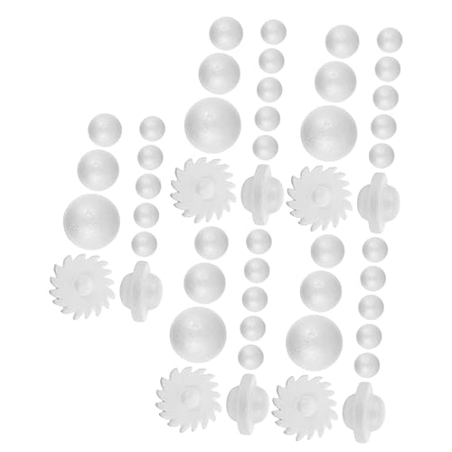 CIMAXIC 5Sätze Schaumkugeln Sonnensystem für Teiliges DIY Bastelset Fördert Kreativität und Malfähigkeiten für Kleine Künstler und Schulprojekte Spaßige Dekoration für Partys von CIMAXIC