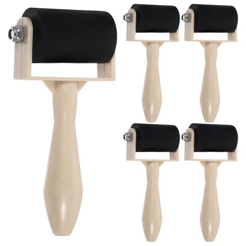 CIMAXIC 5stücke Druckwalze Klebewalze Zum Malen Tintenwalze Zum Drucken Stempelwalzen Für Junge Mädchen Farbwalze Mit Ergonomischem Griff Für Gleichmäßige Farbgebung CIMAXIC 5stücke Druckwalze Klebewalze Zum Malen Tintenwalze Zum Drucken Stempelwalzen Für Junge Mädchen Farbwalze Mit Ergonomischem Griff Für Gleichmäßige Farbgebung von CIMAXIC