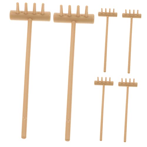 CIMAXIC 6-teilige Mini Zen Rechen Für Sandkasten Tischdekoration Gartenlandschaft Meditation Kreatives Für Freunde Und Familie von CIMAXIC