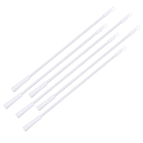 CIMAXIC 6 Stück Teiliges Set Aluminiumlegierung Lamellenvorhang Drehstab Ersatzgriff Langlebig Robust Design für Vertikale Jalousien im von CIMAXIC