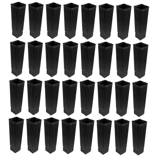 CIMAXIC Töpfe für Zitrusbäume 60er-Pack Baumtöpfe aus PP-Material hervorragende Wasserdurchlässigkeit Tiefe Pflanzbecher von CIMAXIC