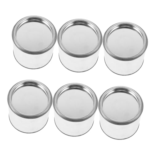 CIMAXIC 6St Tinte kann Eimer mit Deckel kleine Farbdosen Stiftbehälter Markerorganisator Eimer-Tool-Organizer lagercontainer vorratsbehälter Tintenspeicherdose Tintenbehälter Silver von CIMAXIC