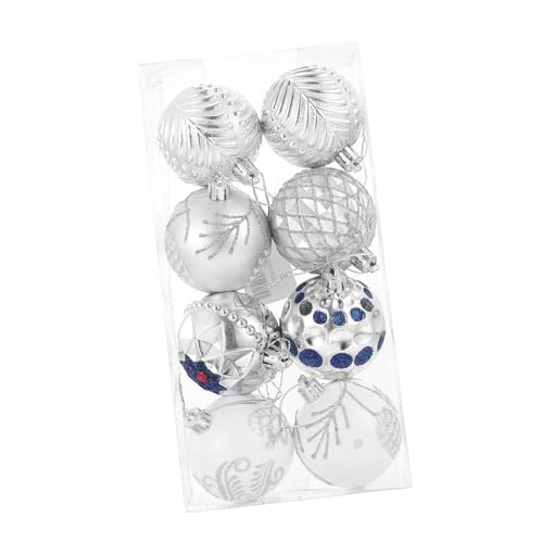 CIMAXIC 8Stücke Weihnachtsbaum Dekoration Hängende Kugeln Transparente Weihnachtskugeln Für Stilvolle Weihnachtsdeko Für Baum Und Tür CIMAXIC 8Stücke Weihnachtsbaum Dekoration Hängende Kugeln Transparente Weihnachtskugeln Für Stilvolle Weihnachtsdeko Für Baum Und Tür von CIMAXIC