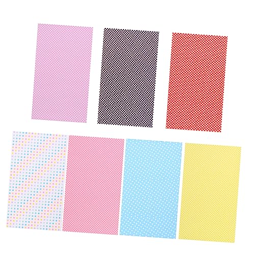 CIMAXIC 9-Teiliges Blatt Gepunktetes Leder Stoff gemustert bunt Polster selbst haarclips haarklips schmuck machen hochzeitsdirndl dekoringe synthetisches Leder PU-Ledergewebe für Schmuck CIMAXIC 9-Teiliges Blatt Gepunktetes Leder Stoff gemustert bunt Polster selbst haarclips haarklips schmuck machen hochzeitsdirndl dekoringe synthetisches Leder PU-Ledergewebe für Schmuck von CIMAXIC