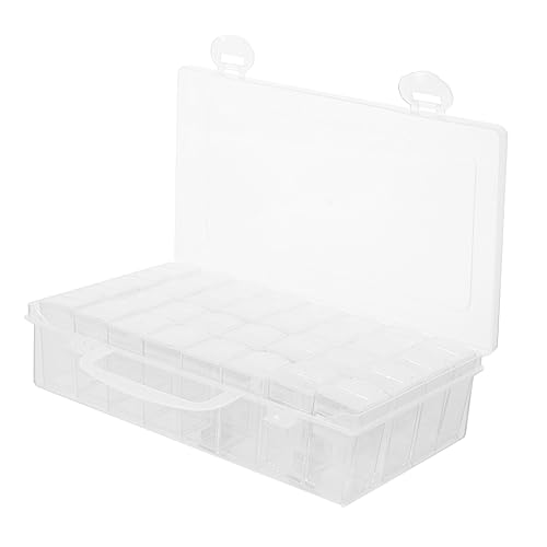 CIMAXIC Transparenter Fächer-Organizer Für Lose Perlen Aufbewahrungsbox Mit Trennwänden Praktisch Zum Selbermachen CIMAXIC Transparenter Fächer-Organizer Für Lose Perlen Aufbewahrungsbox Mit Trennwänden Praktisch Zum Selbermachen von CIMAXIC