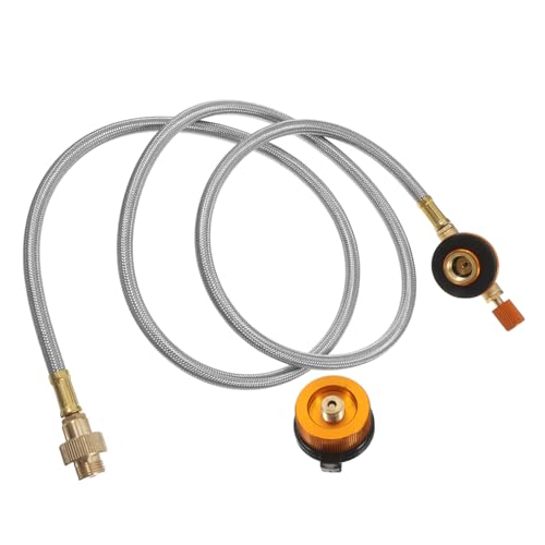 CIMAXIC Camping Gas Adapter Kit Schlauch für Gaskocher Universeller Propanregulator mit Verlängerung für Camping und Outdoor Aktivitäten Einfache Handhabung und Wiederbefüllung CIMAXIC Camping Gas Adapter Kit Schlauch für Gaskocher Universeller Propanregulator mit Verlängerung für Camping und Outdoor Aktivitäten Einfache Handhabung und Wiederbefüllung von CIMAXIC