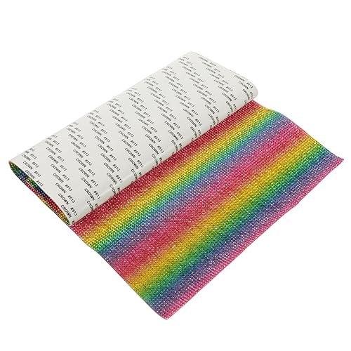 CIMAXIC 160stücke Bling Kristall Strass Aufkleber Selbstklebende Glitzersteinchen Für DIY Dekorationen Regenbogen Farbverlauf Für Hochzeiten Partys Und Kreative Bastelprojekte von CIMAXIC