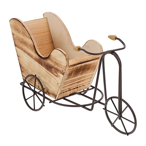 CIMAXIC Dreirad-Pflanzgefäßständer aus Eisen, Vintage-Stil, Fahrrad-Pflanzenhalter für Innen- und Außendekoration, rustikaler Blumentopf für Kakteen, Sukkulenten und Blumen CIMAXIC Dreirad-Pflanzgefäßständer aus Eisen, Vintage-Stil, Fahrrad-Pflanzenhalter für Innen- und Außendekoration, rustikaler Blumentopf für Kakteen, Sukkulenten und Blumen von CIMAXIC