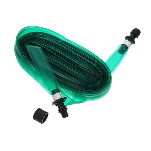 CIMAXIC Flacher Sprinklerschlauch für Gartenbewässerung Flexibler Bewässerungsschlauch mit Perforationen Optimal für Gemüseanbau Anzuschließen von CIMAXIC