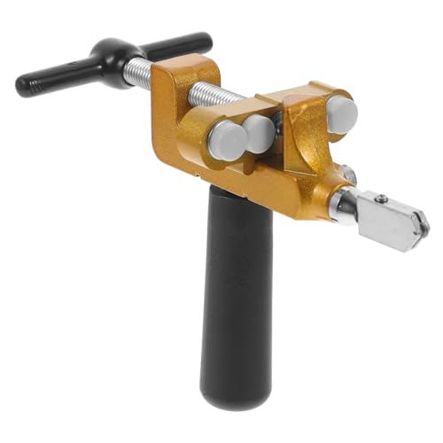 CIMAXIC Fliesenteilermesser Für Glas Und Keramik Schneidbereich 3-15 Mm Manueller Glasbrecher Mit Drehknopf Praktisches Werkzeug Für Hausbau Und Renovierungen von CIMAXIC