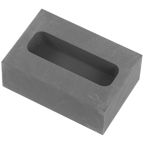 CIMAXIC Graphit Gießform für Gold Silber und Kupfer Schmelzform für Metallveredelung Hochtemperaturbeständig Kapazität für Kleine Metallgüsse von CIMAXIC