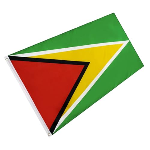Guyana-flagge Nationalflagge Passen Sie Das Flaggenbanner An Festivalflagge Dekor Guyana-gartenflagge Flagge Von Guyana Für Guyana-hofschild Handfahnen Kleidung Polyester Draussen von CIMAXIC