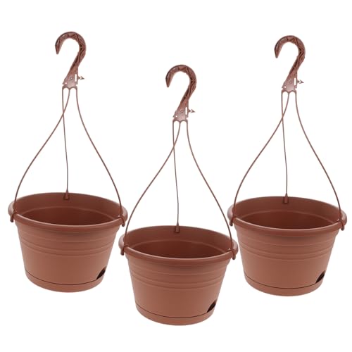 CIMAXIC 3pcs Hängen Set Kunststoff Hängen Blumentopf Korb Für Balkon Starke Hängen Haken CIMAXIC 3pcs Hängen Set Kunststoff Hängen Blumentopf Korb Für Balkon Starke Hängen Haken von CIMAXIC