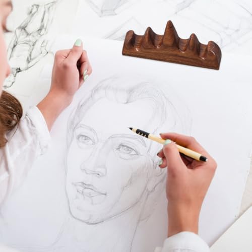 CIMAXIC Holz Kalligraphie Pinselhalter Robuster Stifthalter Edlem Holz für Pinsel und Kalligraphie für Kunstliebhaber Hochwertige Verarbeitung und Langlebig CIMAXIC Holz Kalligraphie Pinselhalter Robuster Stifthalter Edlem Holz für Pinsel und Kalligraphie für Kunstliebhaber Hochwertige Verarbeitung und Langlebig von CIMAXIC