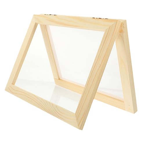 CIMAXIC Holzrahmen für Papierherstellung DIY Papiermach für Handgemachtes Papier zu Kreieren für Bastelprojekte und Experimente von CIMAXIC