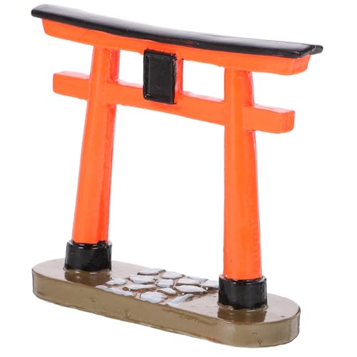 CIMAXIC Echtes Harzmaterial Mini Japanisches Tor Zen Garten Landschaftsstatue Für Wohnkultur von CIMAXIC