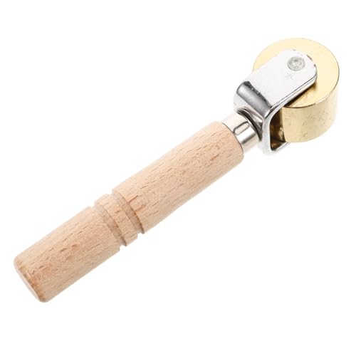 CIMAXIC Lederwerkzeuge Spline-Rolle Rad Klebeband Rollen Farbband Roller Für Die Lederverarbeitung Quiltwalze Aus Leder Bastelrolle Roller Für Lederhandwerk Handrolle Golden Holz CIMAXIC Lederwerkzeuge Spline-Rolle Rad Klebeband Rollen Farbband Roller Für Die Lederverarbeitung Quiltwalze Aus Leder Bastelrolle Roller Für Lederhandwerk Handrolle Golden Holz von CIMAXIC