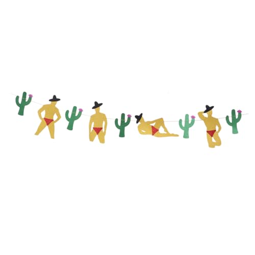 mexikanische Partydekorationen faschingsdekoration karnevalsdekoration Geburtstagsparty Dekoration partyartikel party accessoires Kaktus-Banner Fiesta-Banner das Banner Requisiten von CIMAXIC