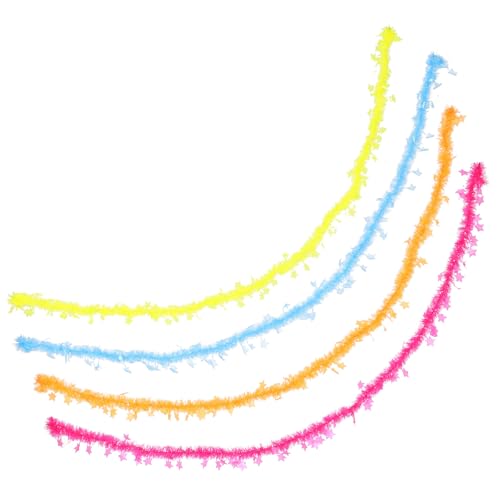 CIMAXIC Neon Girlande Lametta Luftschlangen Hängende Party Dekorationen Stern Girlande für Geburtstag Hochzeit Halloween Weihnachten Decor CIMAXIC Neon Girlande Lametta Luftschlangen Hängende Party Dekorationen Stern Girlande für Geburtstag Hochzeit Halloween Weihnachten Decor von CIMAXIC