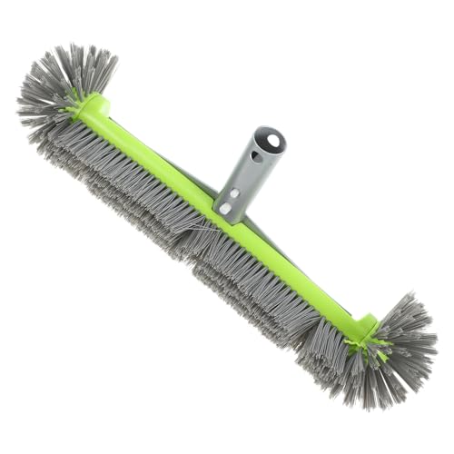 CIMAXIC Poolbürstenkopf Kunststoff Poolreinigungsbürste Schwimmbeckenreinigungsbürstenkopf Mit Dichten Borsten Für Poolränder Und Ecken von CIMAXIC