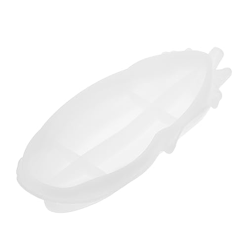 CIMAXIC Silikonform Transparent Schalenform Obst Schimmelherstellung Kristall-epoxy-form Lagerplattenform Plattengussform Gießform Für Ornamente Tablett Harzform Form Für Teetabletts Weiß von CIMAXIC