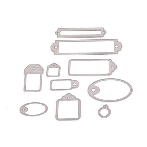 CIMAXIC Stanzteile zum Selbermachen Scrapbook scheckheft Scrap Book Albumdekoration scrabook DIY Schneidschablone Stanzformen Silver von CIMAXIC
