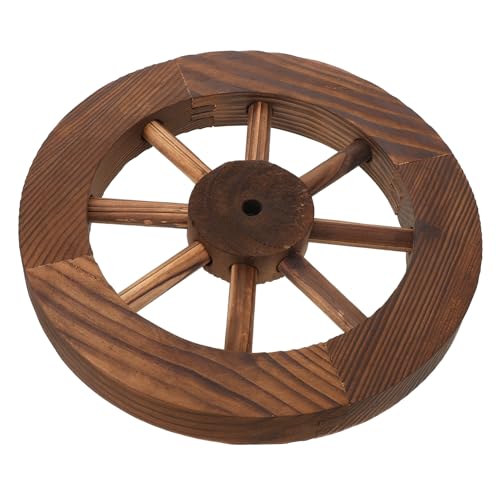 CIMAXIC En Wall Decor 25cm Holzrad Wandbehang Vintage Deko CIMAXIC En Wall Decor 25cm Holzrad Wandbehang Vintage Deko von CIMAXIC
