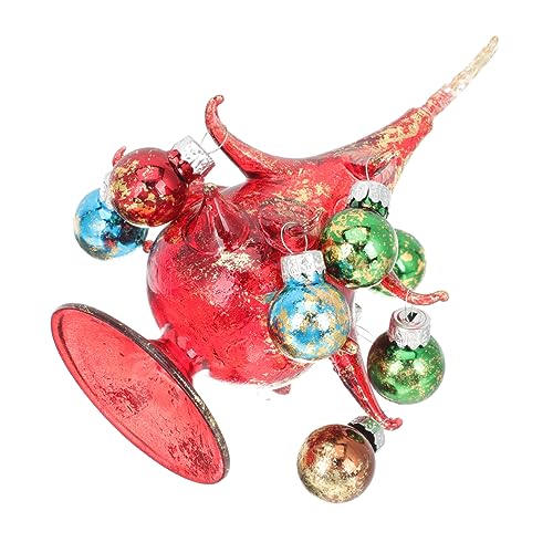 CIMAXIC Elegante Glas Weihnachtsbaum Dekoration Tisch Weihnachtsbaum Ornament Weihnachten Baum Ornament Dekoration von CIMAXIC