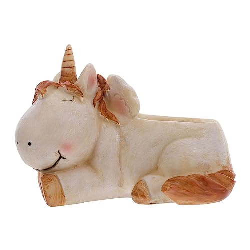 Sukkulententopf Aus Kunstharz Kleiner Blumentopf Für Kakteen Tierform Einhorn-topf Gartendeko Für Hochzeit Geburtstagsgeschenk Sukkulententopf Aus Kunstharz Kleiner Blumentopf Für Kakteen Tierform Einhorn-topf Gartendeko Für Hochzeit Geburtstagsgeschenk von CIMAXIC