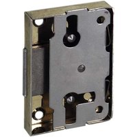 Cime - Aufliegendes Schloss für linke oder rechte Tür oder Schublade, B39xH55xEP9mm, vernickelter Stahl. Cime - Aufliegendes Schloss für linke oder rechte Tür oder Schublade, B39xH55xEP9mm, vernickelter Stahl. von CIME