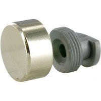 Cime - Glashalter mit Fase, D.18mm, für Glas Ep.6mm, Messing vernickelt, 4 Stück. Cime - Glashalter mit Fase, D.18mm, für Glas Ep.6mm, Messing vernickelt, 4 Stück. von CIME