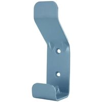 Cime - Kleiderhaken mit 1 Kopf, 1 Haken aus baltischem blauen Stahl, b. 40 x h. 140 x t. 50 mm von CIME