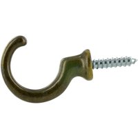 Cime - Haken Embasse, Zamak bronze, L.35mm, H.27mm, 2 Stück mit Schrauben. Cime - Haken Embasse, Zamak bronze, L.35mm, H.27mm, 2 Stück mit Schrauben. von CIME