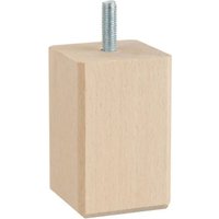 Pied droit pour table haute 'charly' en bois d'hêtre verni et acier noir, h 748 mm, d 50 mm Pied droit pour table haute 'charly' en bois d'hêtre verni et acier noir, h 748 mm, d 50 mm von CIME