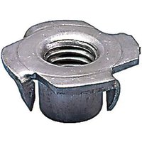 Schlagmutter mit Spitzen Rohstahl D19xP9mm, Bohrdurchmesser 7.5mm, 4 Stück. von CIME