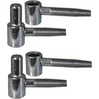 Stecker zum Anschrauben, männlich und weiblich, Bohrdurchmesser 6mm H38xD13mm - 2 Stück. Stecker zum Anschrauben, männlich und weiblich, Bohrdurchmesser 6mm H38xD13mm - 2 Stück. von CIME