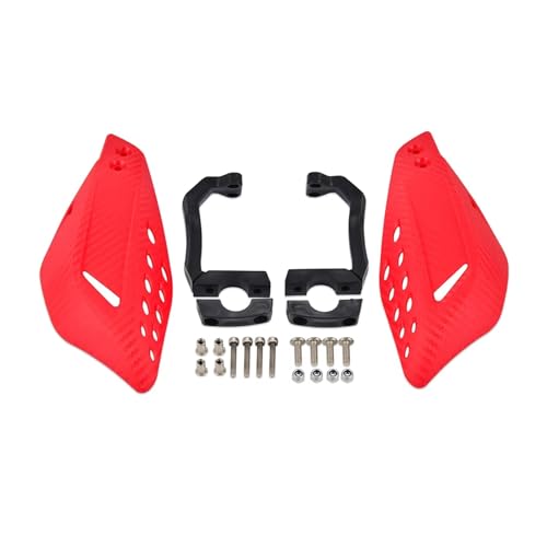 CIMIUS Handschutz Für Y&amaha YZ YZF WR WRF 125 250 450 250R 250X 250F 250FX 400F 426F 450F 450FX XT 225 XTZ Lenkergriffschutz Handschutz(Rot) von CIMIUS