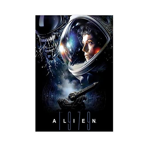 Alien-Filmposter auf Leinwand, Schlafzimmer, Dekoration, Sport, Landschaft, Büro, Raumdekoration, Geschenk, ungerahmt, 60 x 90 cm von CINASA