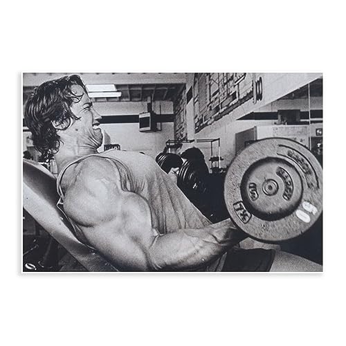 Arnold Schwarzenegger Bodybuilding-Poster, Wandkunst, Dekordruck, Bild Gemälde für Wohnzimmer, Schlafzimmer, Dekoration, ungerahmt, 30 x 45 cm von CINASA
