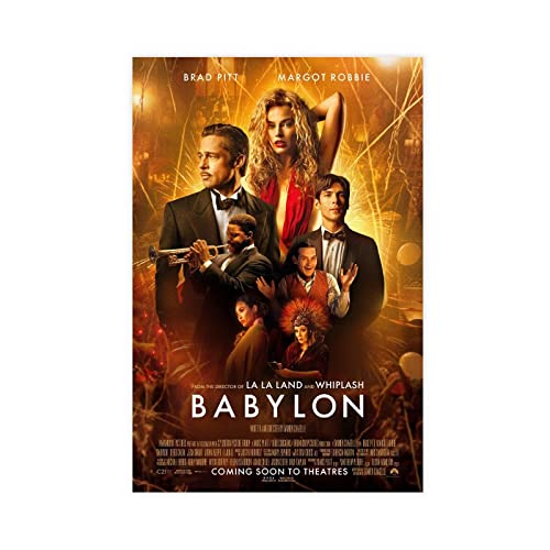 Babylon Filmposter auf Leinwand, Poster, Wandkunst, Dekor, Bild, Gemälde für Wohnzimmer, Schlafzimmer, Dekoration, ungerahmt, 30 x 45 cm von CINASA