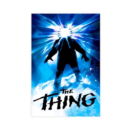 Filmposter "The Thing" auf Leinwand, Schlafzimmer, Dekoration, Sport, Landschaft, Büro, Raumdekoration, Geschenk, ungerahmt, 60 x 90 cm von CINASA