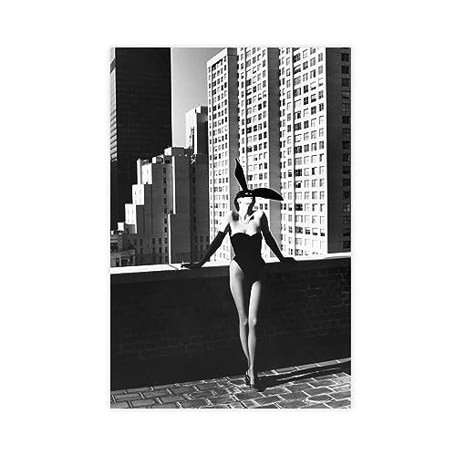 Helmut Newton Charakter-Poster, Leinwand, Poster, Wandkunst, Dekordruck, Bild, Gemälde für Wohnzimmer, Schlafzimmer, Dekoration, ungerahmt, 50 x 75 cm von CINASA